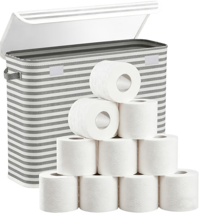 Multifunctional laundry storage box with bamboo lid Kalsten