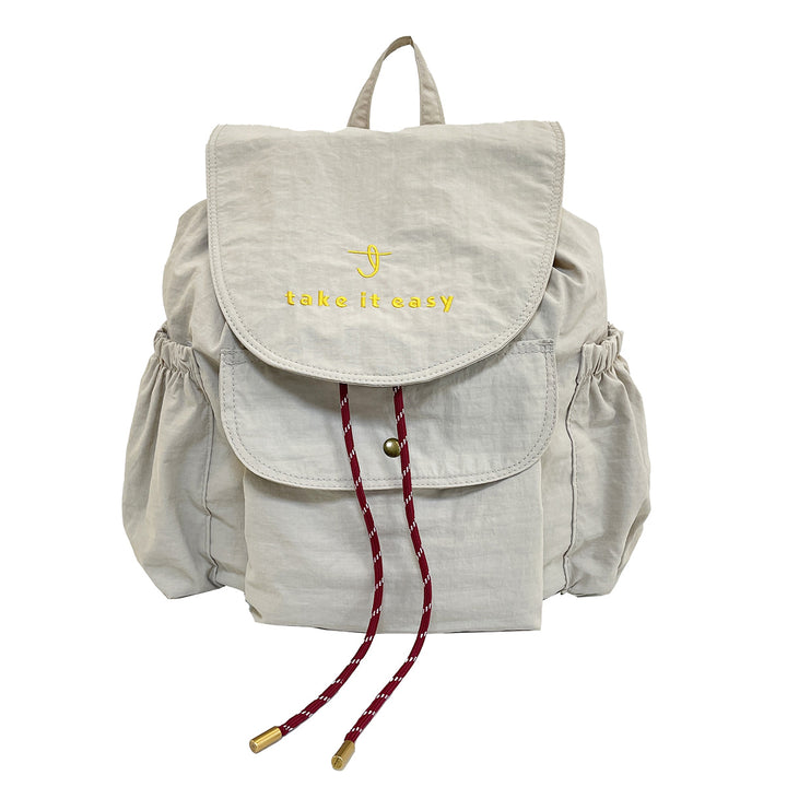 Relaxed Fit Drawstring Backpack