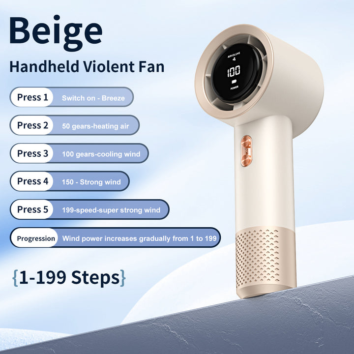 Unisex nan high-power digital handheld hair dryer with precise multi-step airflow Kalsten
