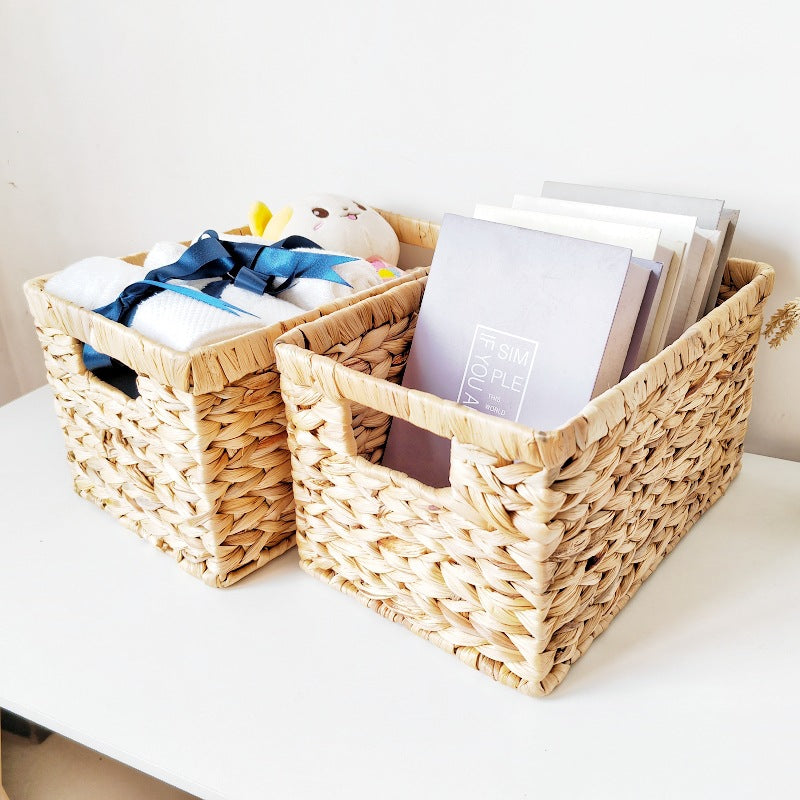 Handwoven Natural Fiber Storage Tray Kalsten