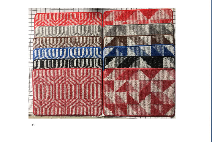 Geometric Print Anti-Slip Bath Mat Kalsten