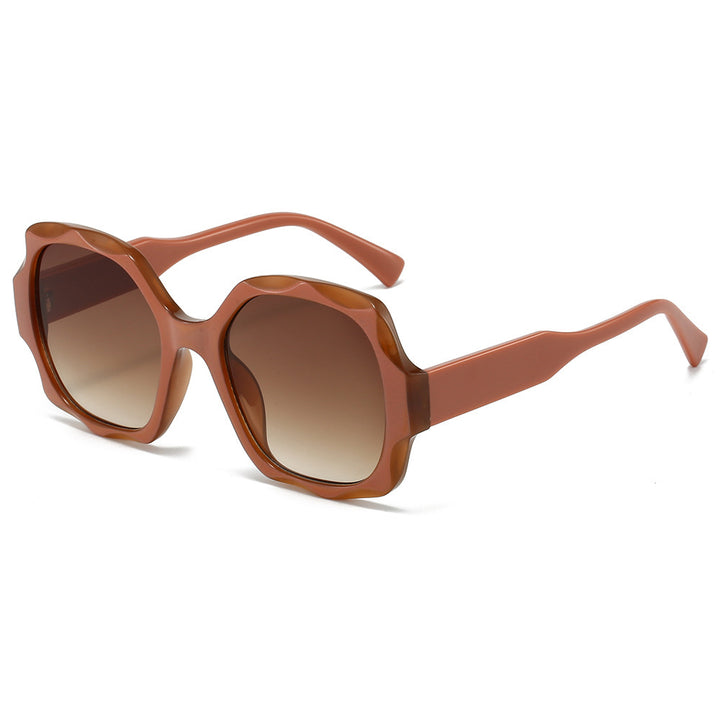 Fashion-Forward Hexagonal Frame Sunglasses Kalsten