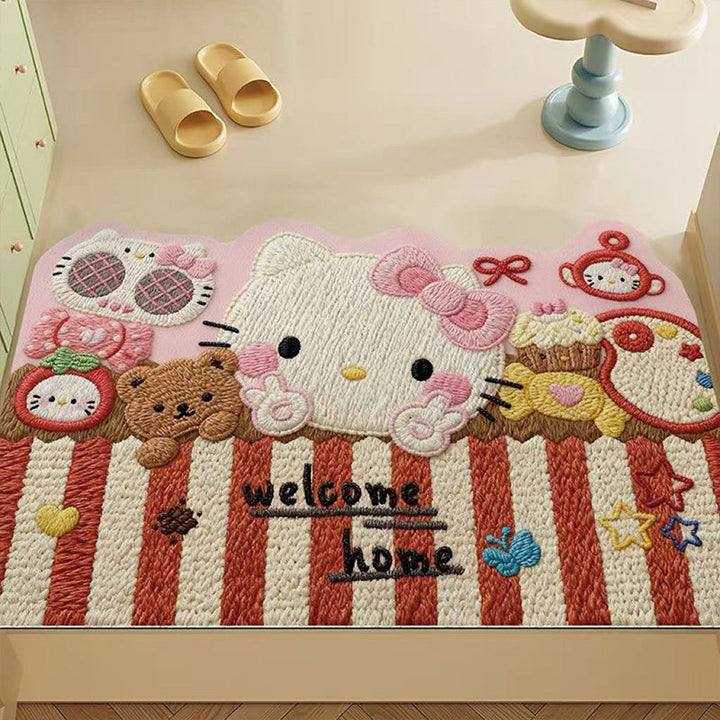 Decorative Cartoon Welcome Mat for Home