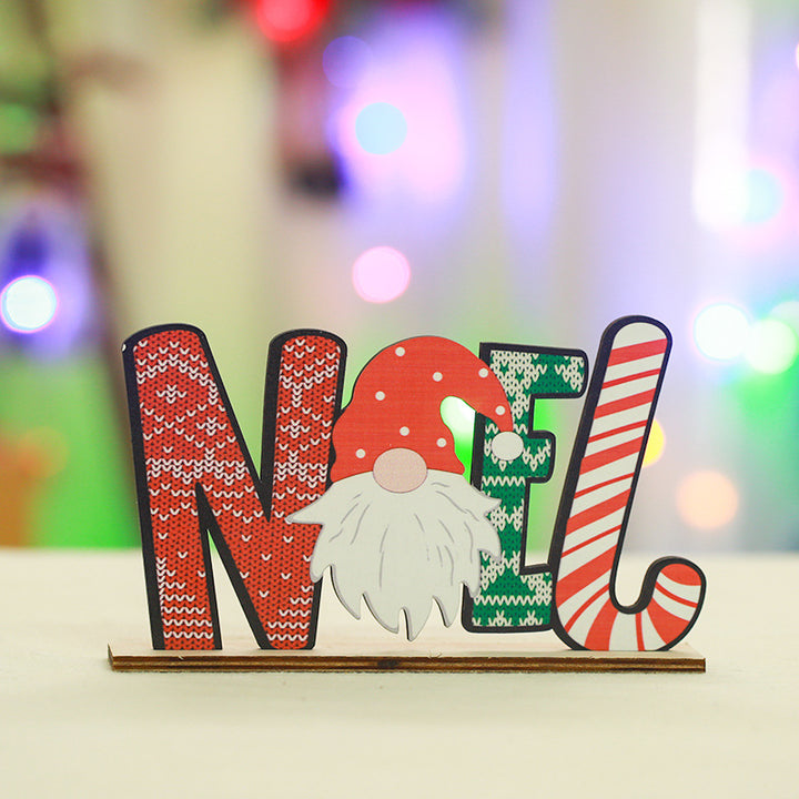 Festive wooden decoration with Christmas motif Kalsten