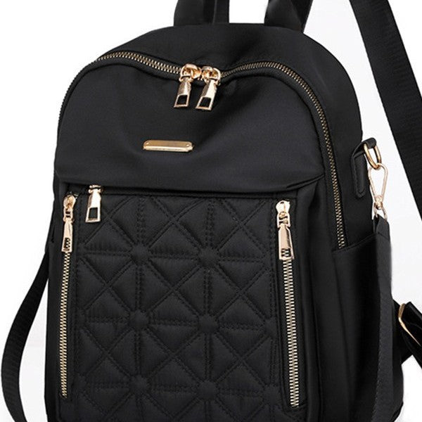 Women's Quilted Multi-Pocket Backpack Kalsten