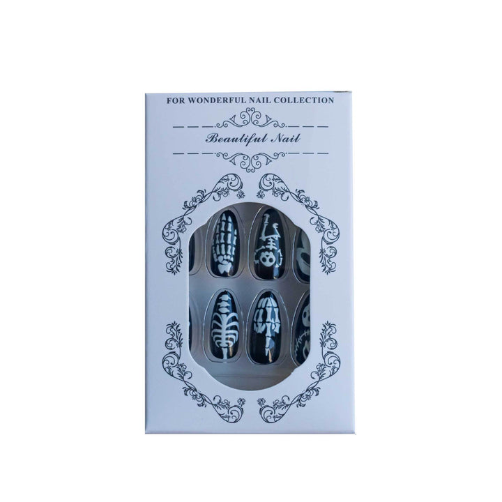 Gothic-Themed Press-On Nail Art Set Kalsten 1790727346