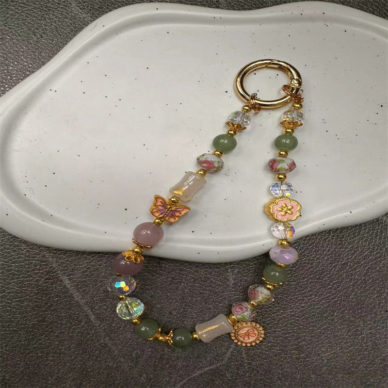 Decorative Beaded Charm Keychain Kalsten 1790135355