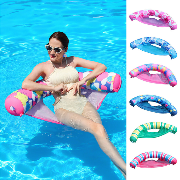 Women's Inflatable Swimming Lounge with Net Support Kalsten
