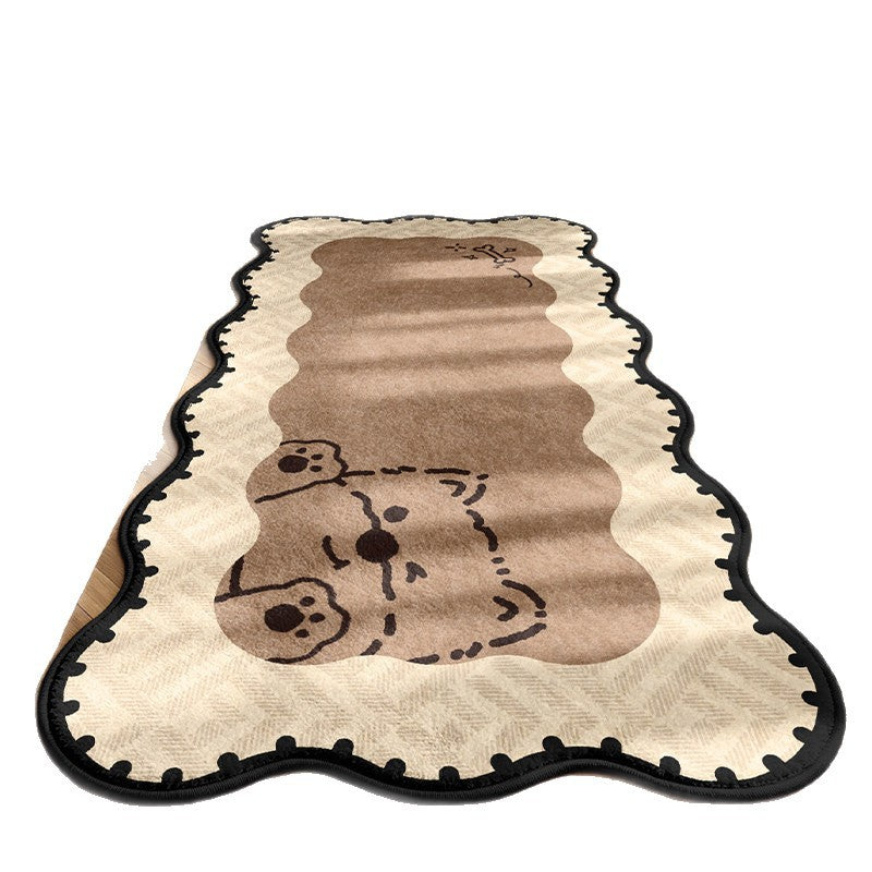 Cartoon Dog Design Area Rug