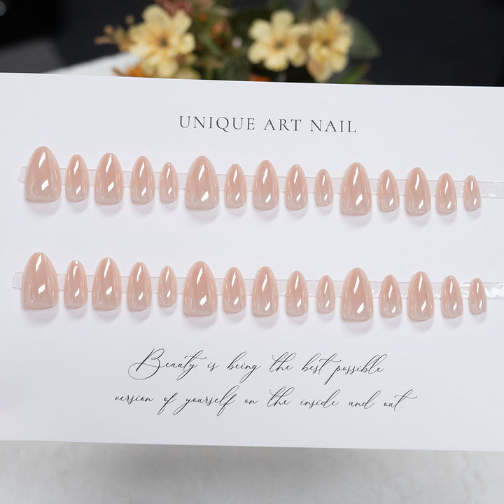 Elegant Almond-Shaped Press-On Nails