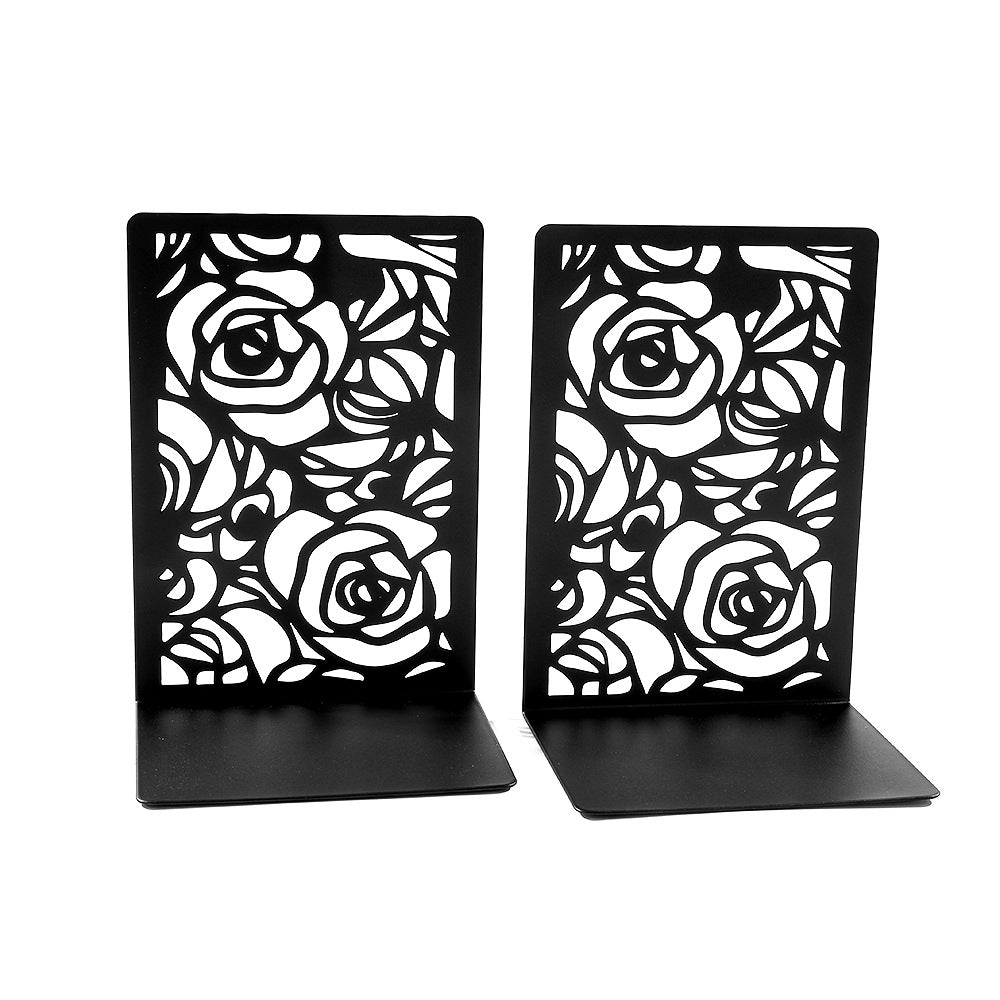 Floral-Themed Decorative Bookends