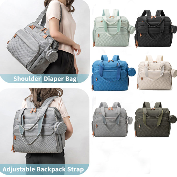 Stylish Multi-Functional Diaper Bag Kalsten