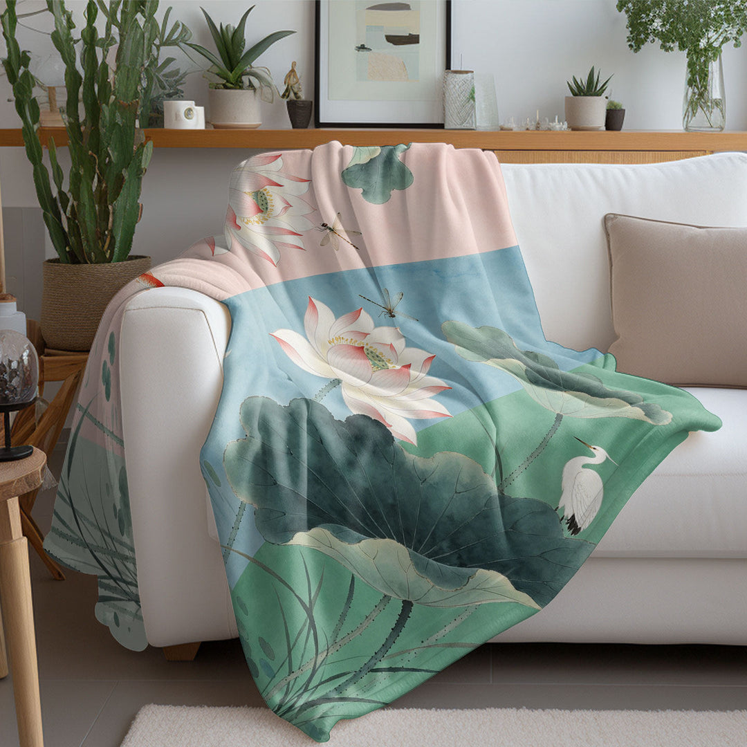 Artistic Scene Fleece Blanket