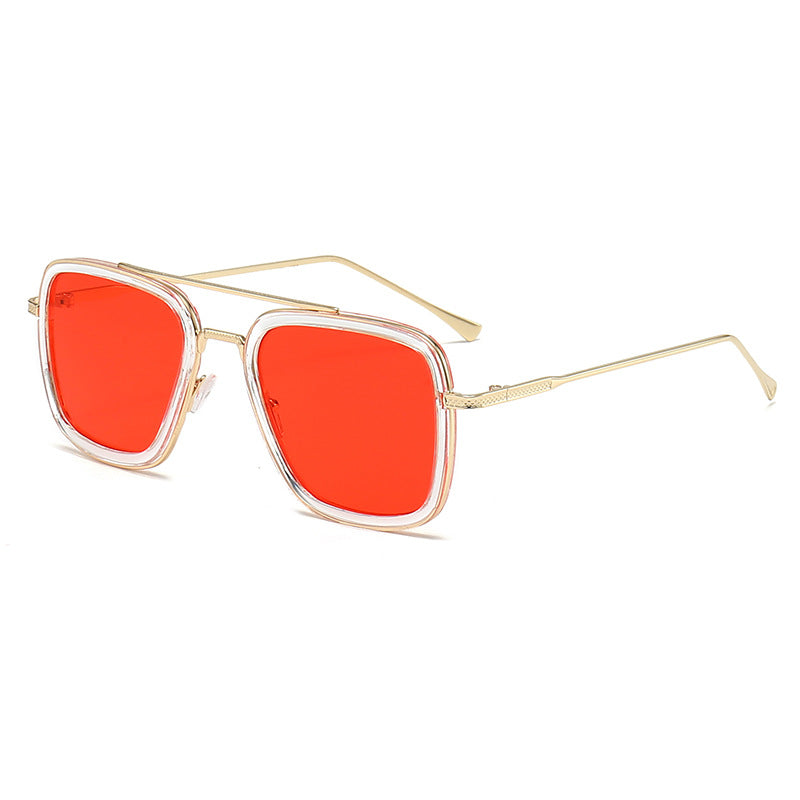 Women's stylish square sunglasses with metallic details Kalsten