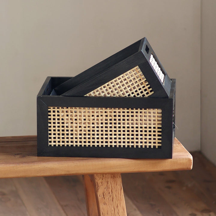 High-quality storage basket made of natural material Kalsten