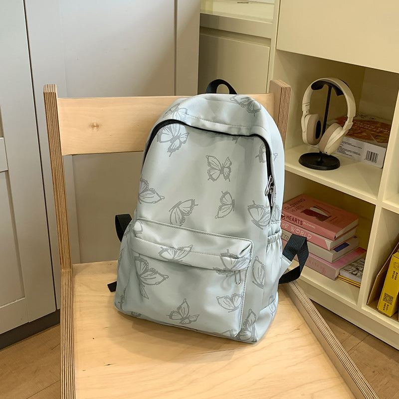 Artistic Butterfly Print Backpack