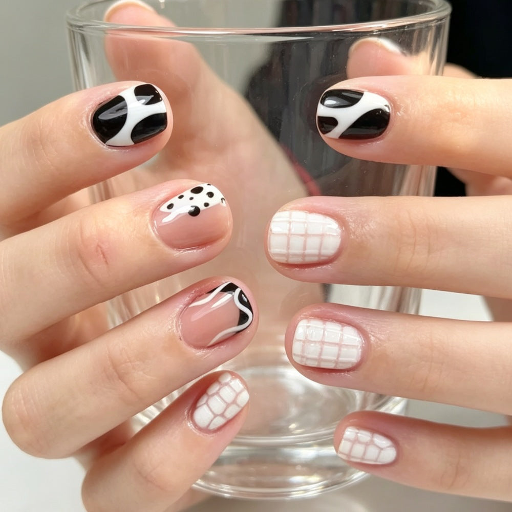 Artistic Abstract Press-On Nail Set Kalsten