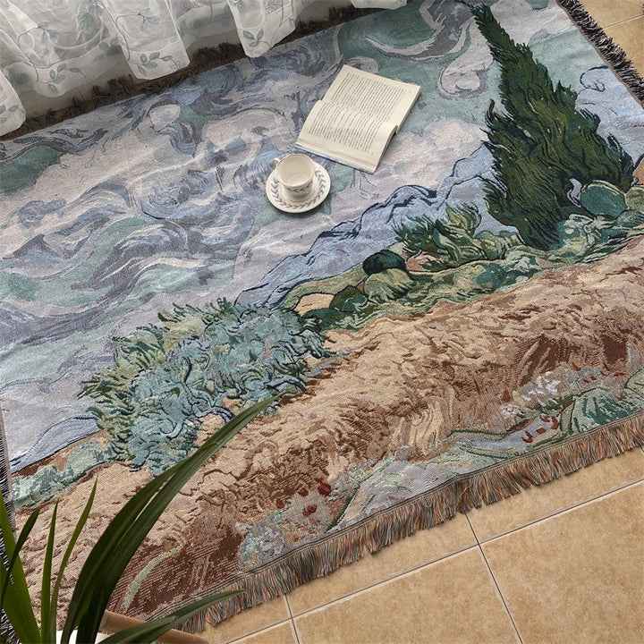 Artistic Tapestry Throw Blanket