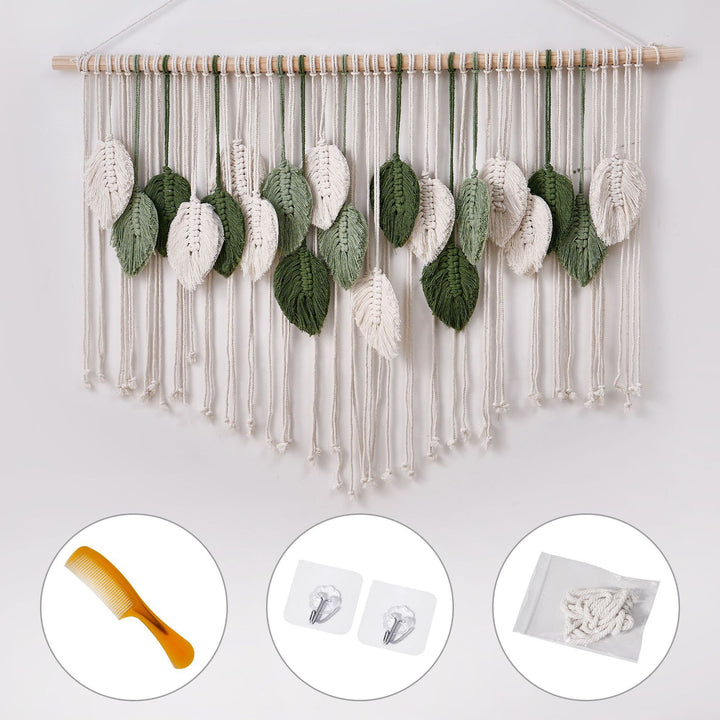 Woven Leaf Wall Décor