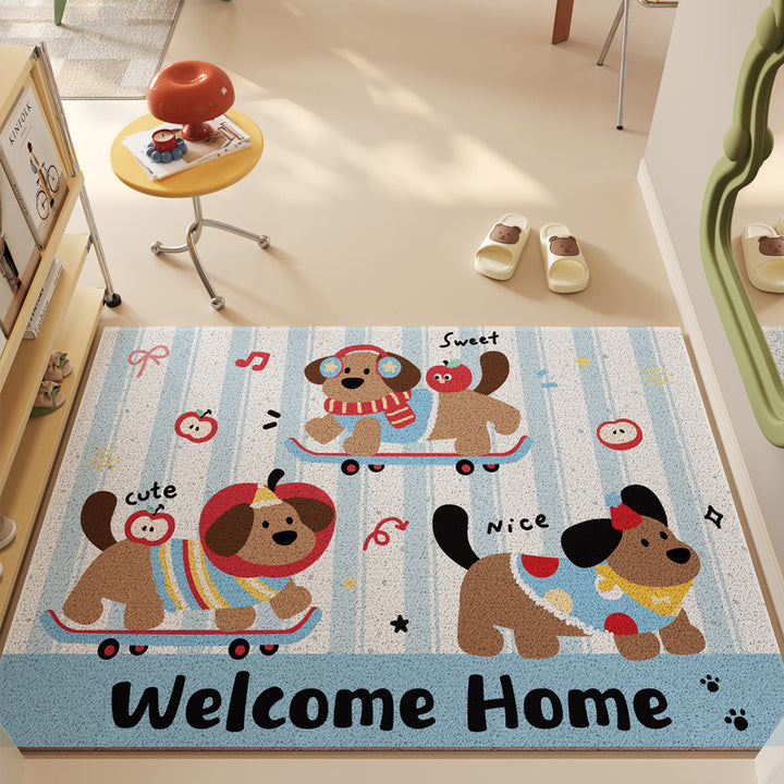 Cartoon-Themed Decorative Area Mat