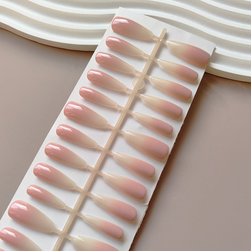Artificial Nude Fingernails in the Elegant Ombre Look Kalsten