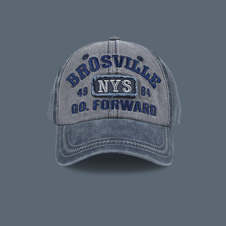 Vintage-Inspired Distressed Baseball Cap