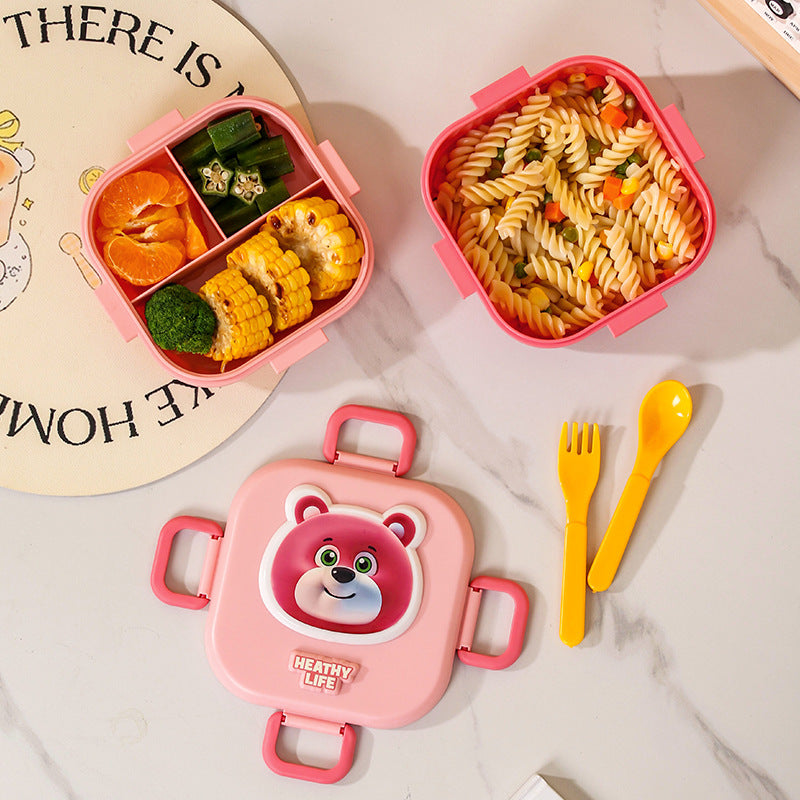 Adorable Bear-Themed Lunch Box