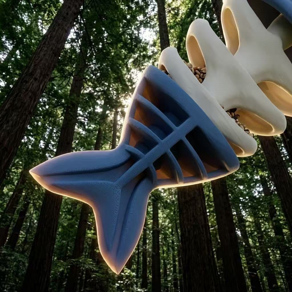Creative Fish-Shaped Bird Feeder Kalsten