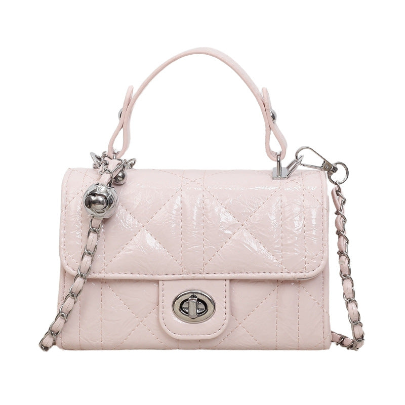 Quilted Faux Leather Crossbody Bag Kalsten