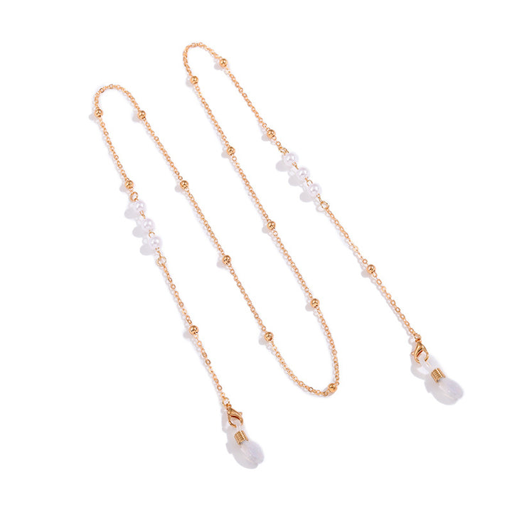 Elegant Pearl Eyewear Holder Chain Kalsten