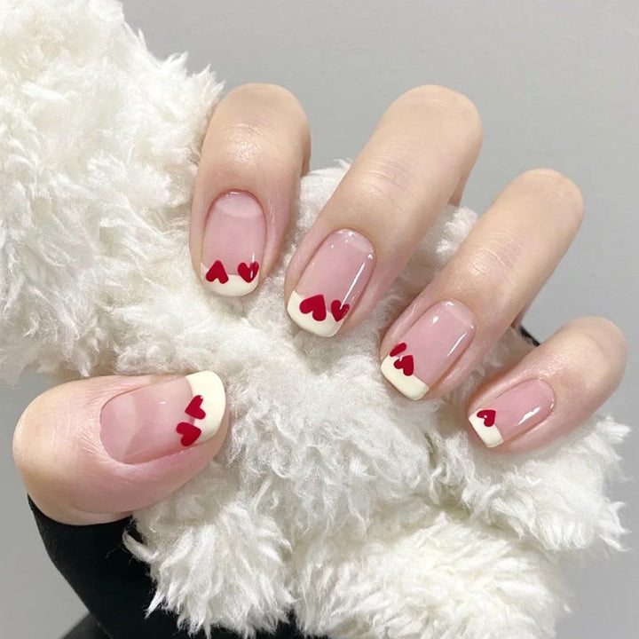 Artificial nail set with elegant high-gloss finish and natural look Kalsten