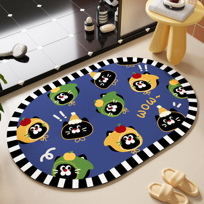 Decorative Bath Mat Kalsten