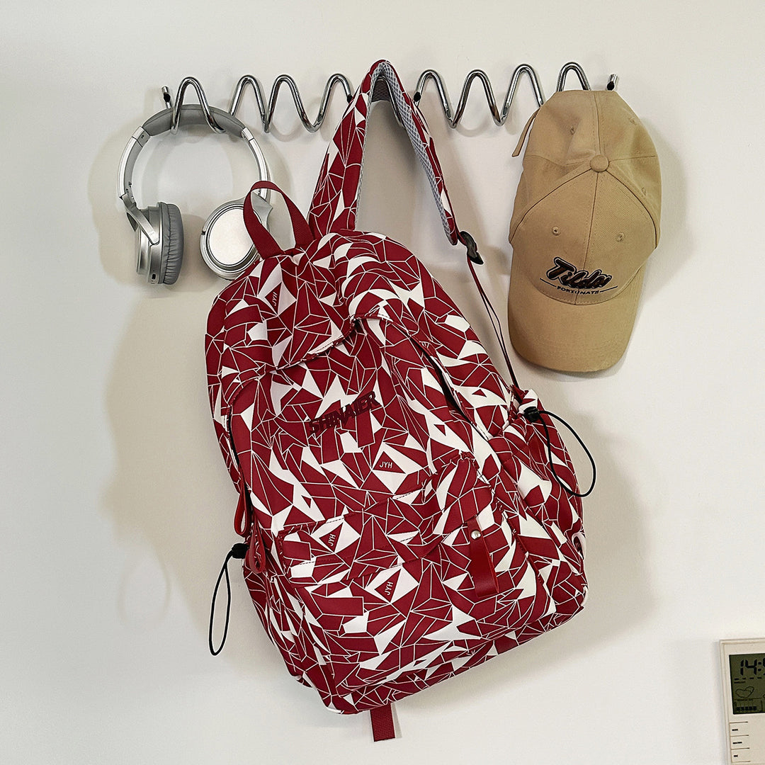 Geometric Pattern Casual Backpack Kalsten