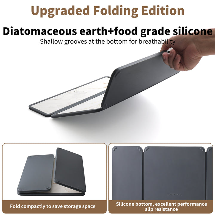 Elegant Marble Design Serving Mat