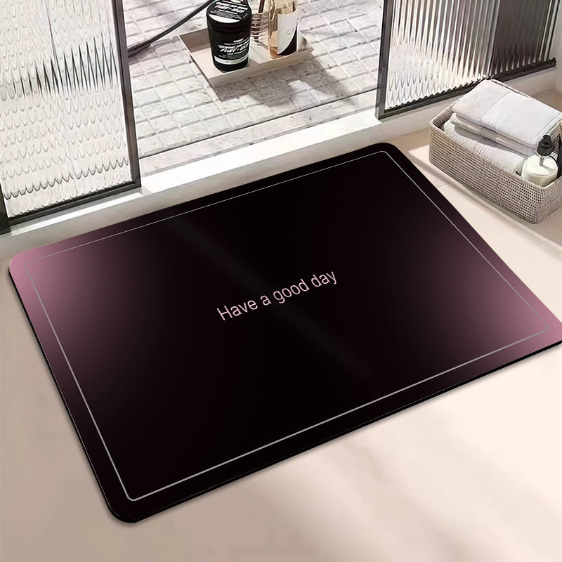 Motivational Phrase Bath Mat Kalsten