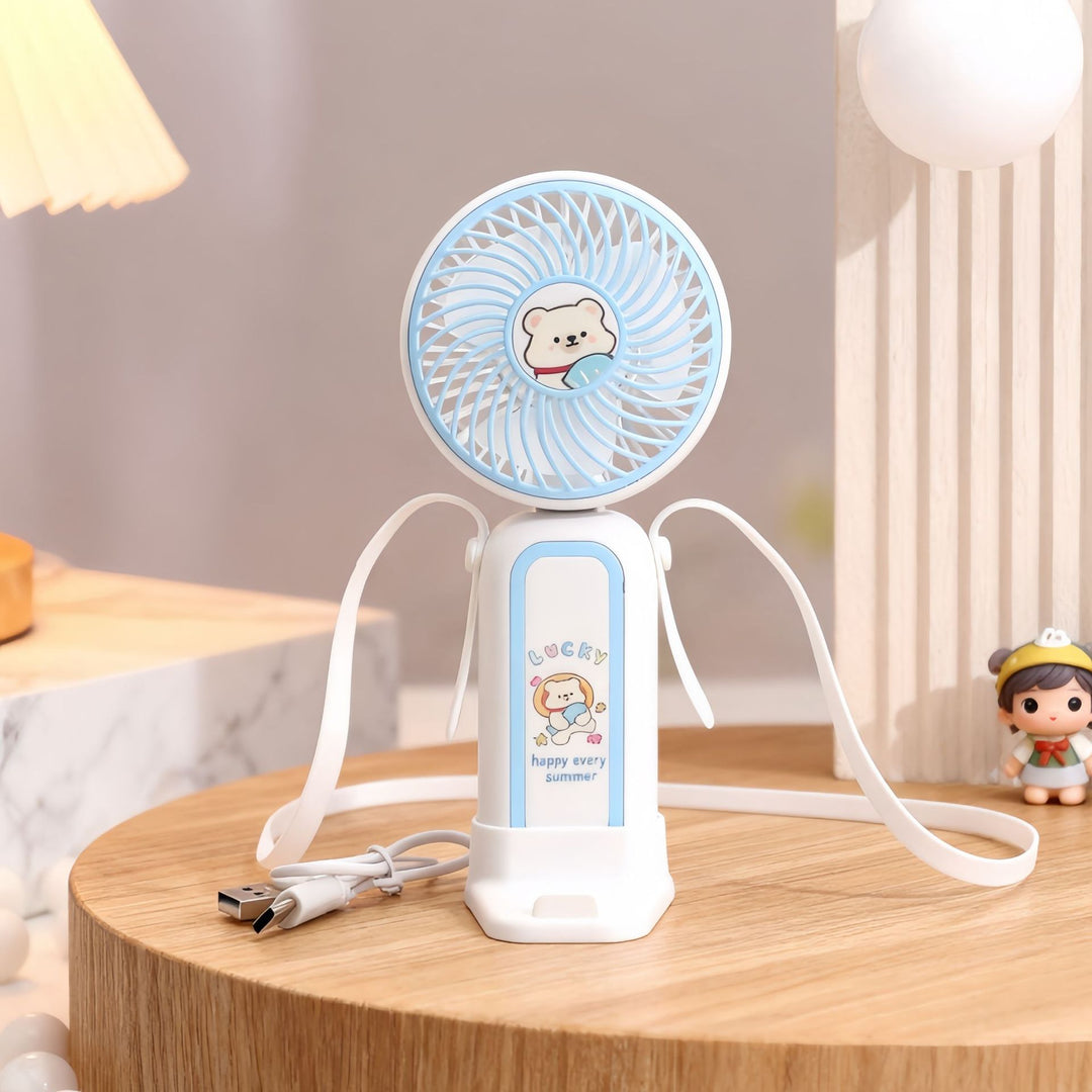 Ladies Portable Hand Fan with Cute Design Kalsten