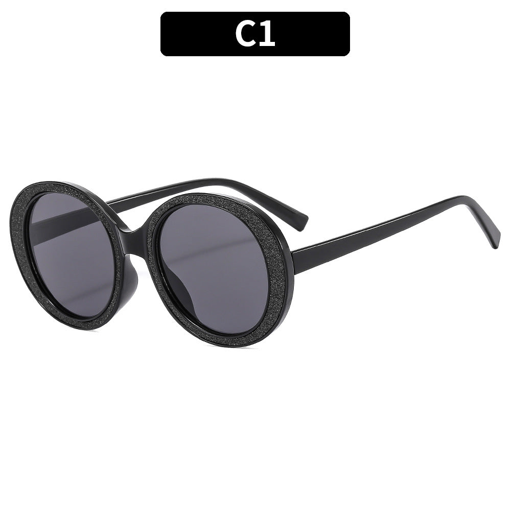 Glamorous Oversized Round Sunglasses