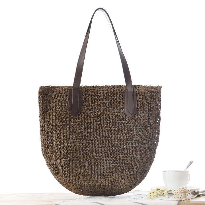 Beach bag with modern macrame design Kalsten