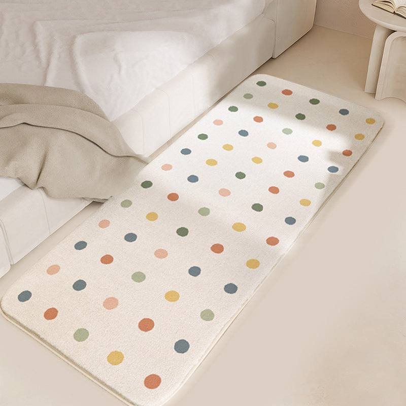 Round Rainbow-Themed Area Rug Kalsten