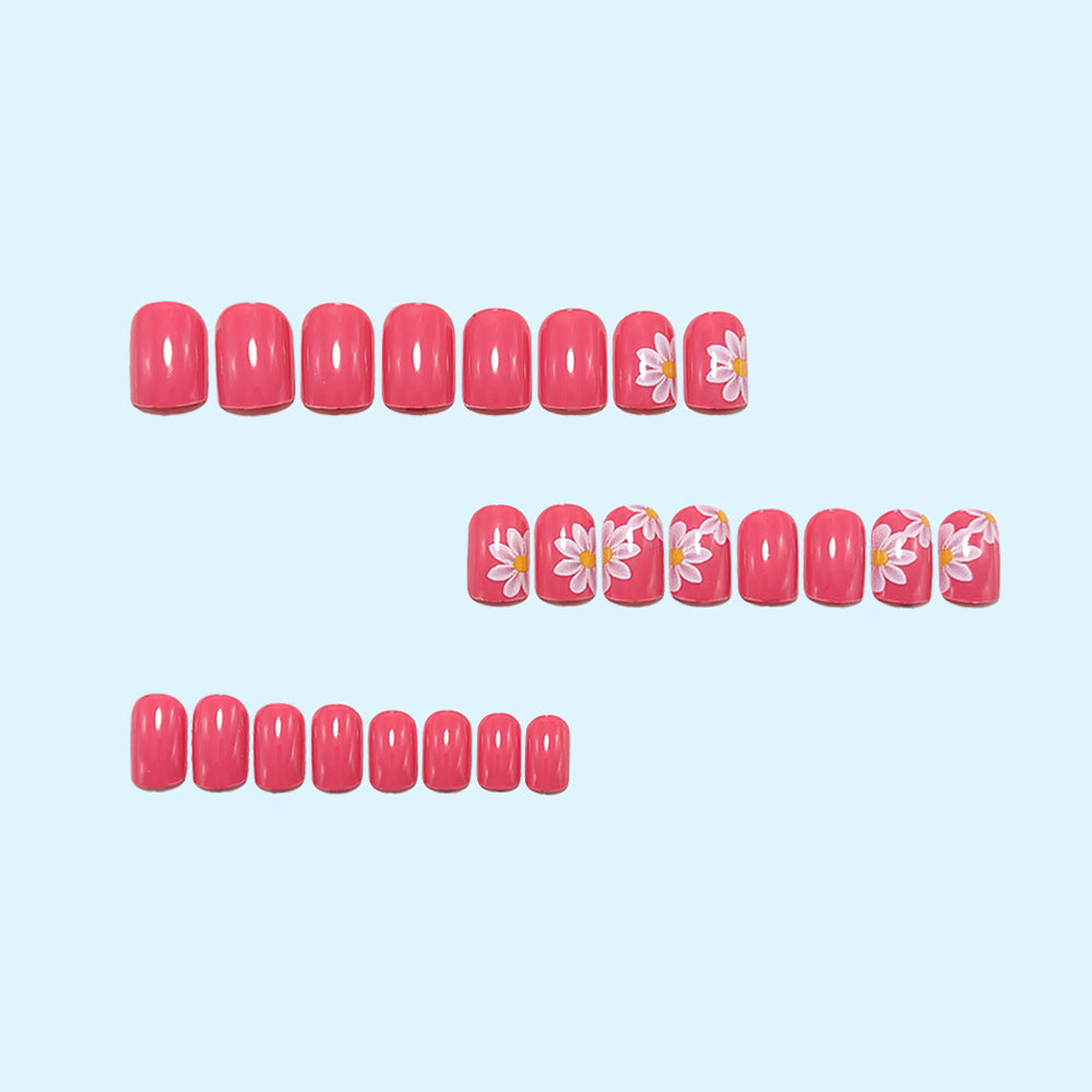 Artificial nails with stylish flower design Kalsten