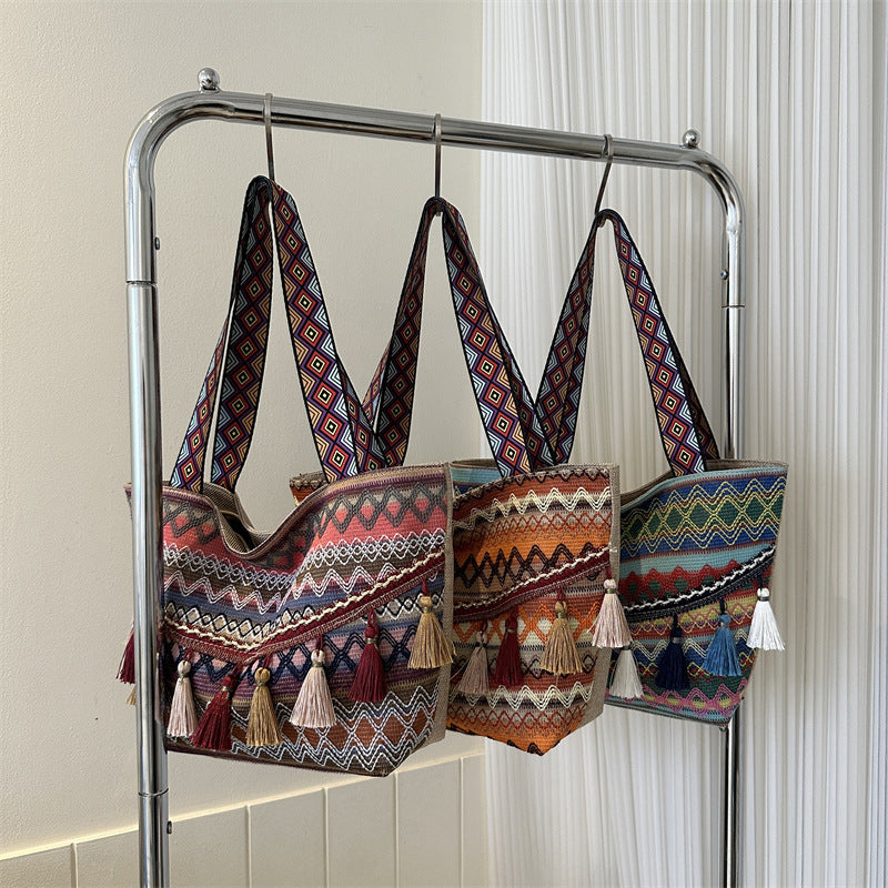 Bohemian Patterned Tote Bag