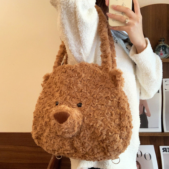 Plush Teddy Bear Shoulder Bag