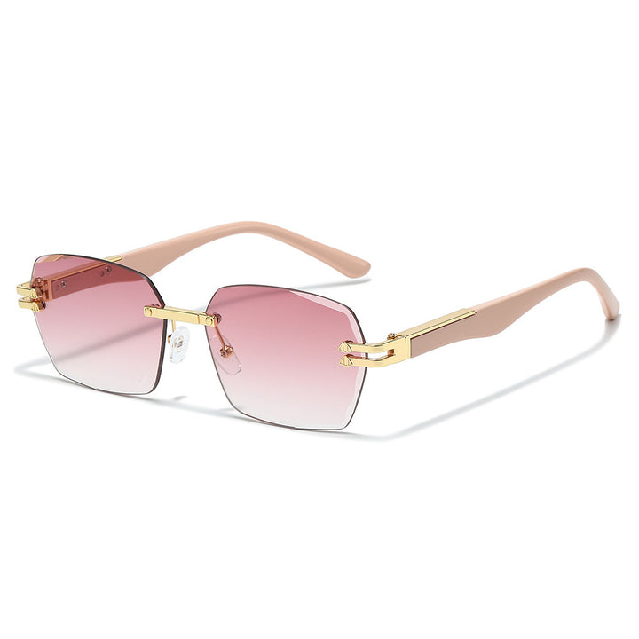Oversized Geometric Sunglasses with Metal Details Kalsten