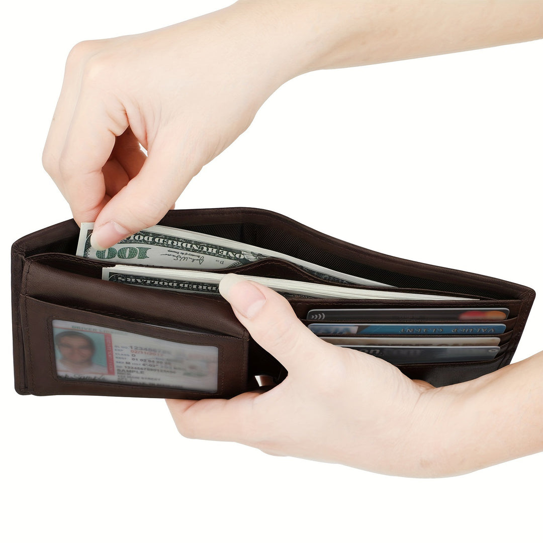 Multi-Slot RFID-Protected Leather Cardholder Kalsten