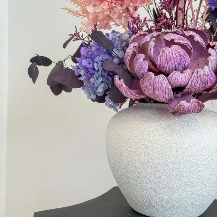 Dried Floral Bouquet with Elegant Textured Accents