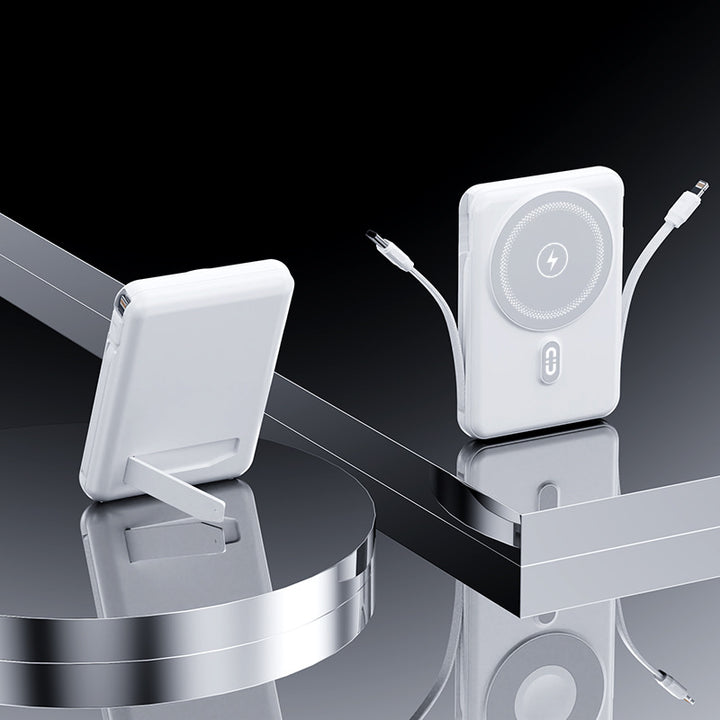 Portable power bank with integrated holder and fast charging function Kalsten