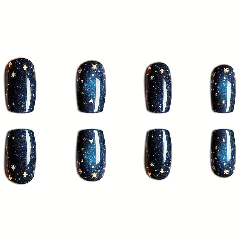 Celestial Starry Night Press-On Nail Set Kalsten
