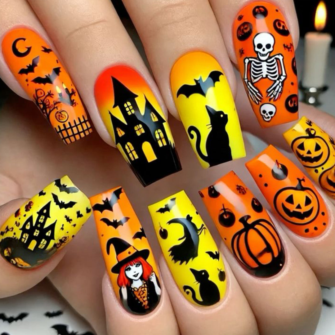 Halloween-Themed 3D Nail Art Extensions Kalsten 1789713455