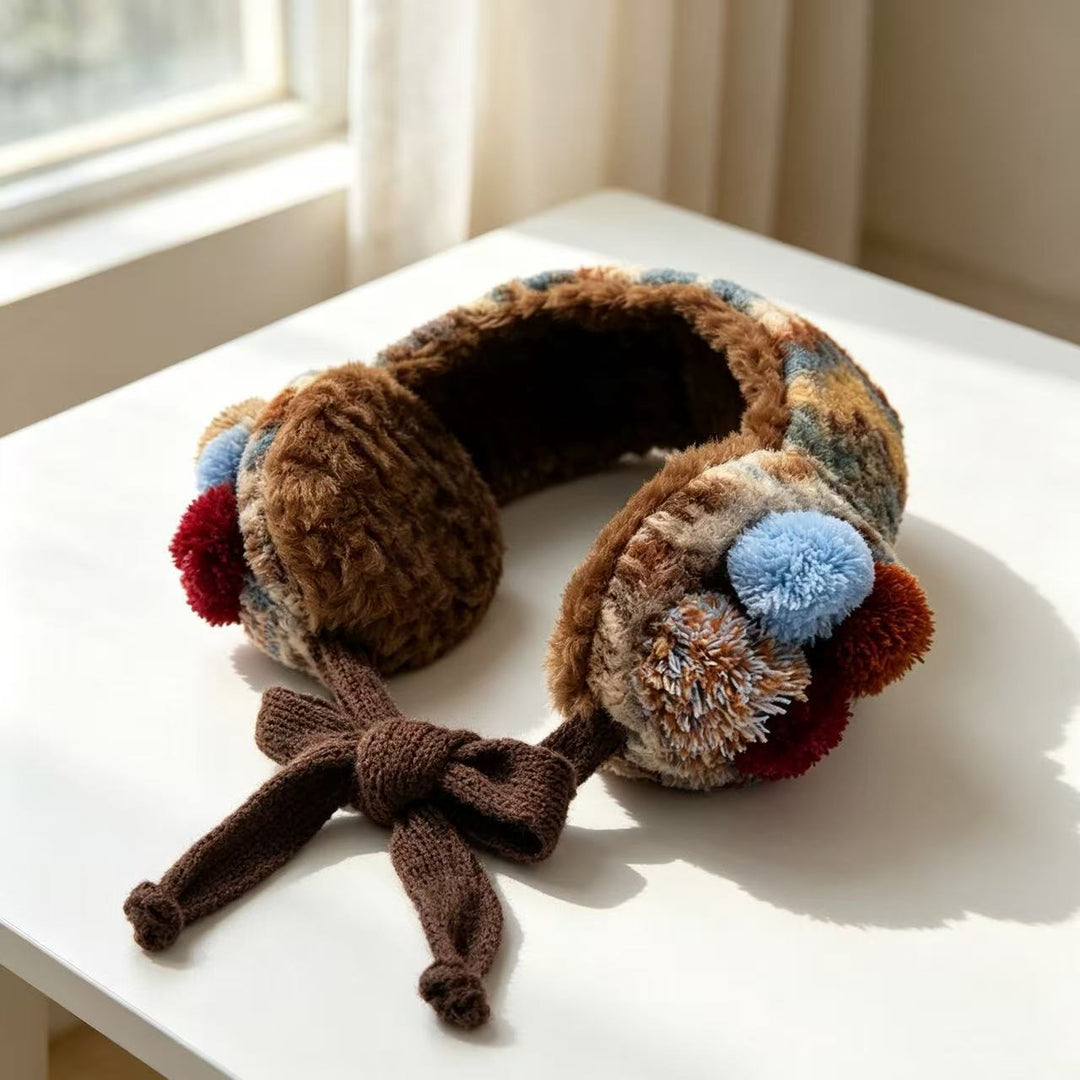 Cozy Floral Plush Headband Kalsten