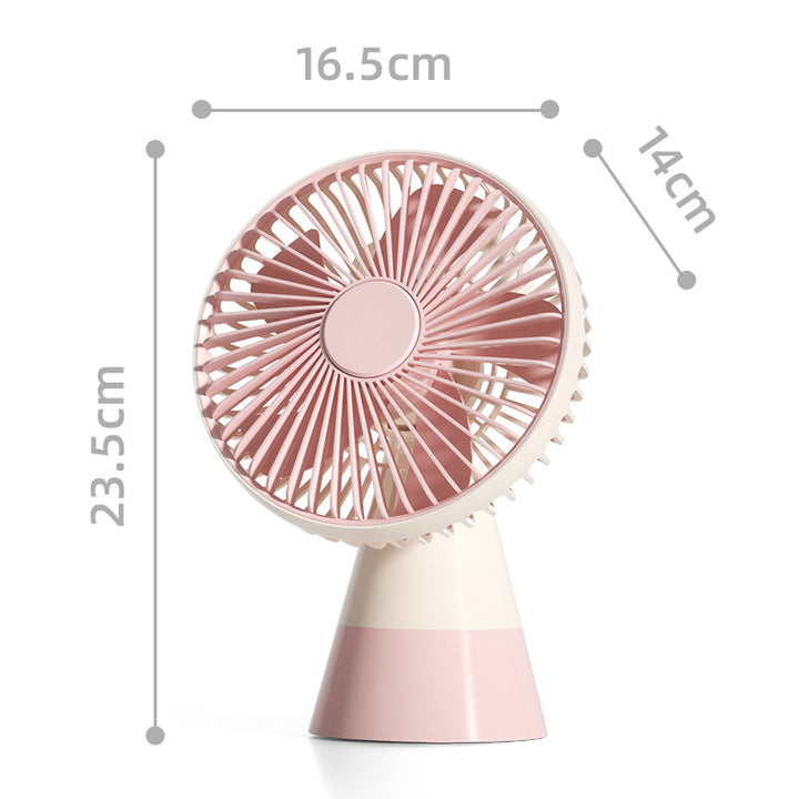 Ladies portable table fan with 360-degree rotation mechanism Kalsten